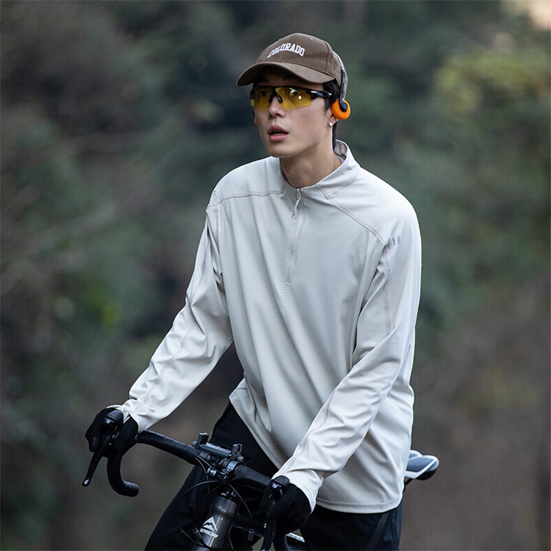 2025性价比爆棚长袖速干T恤，亲民价享专业户外体验，男装T恤，星座415A（原A012）