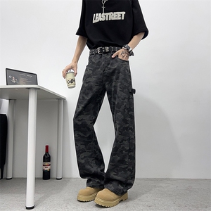 美式复古休闲潮牌迷彩裤男款工装裤男KZ087-P43图片