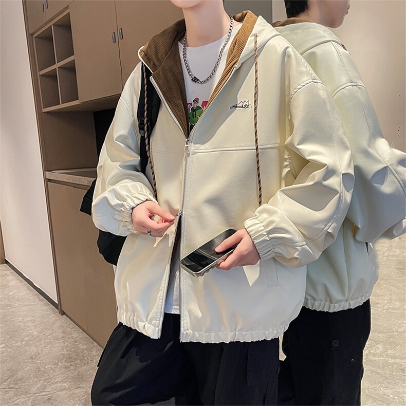 春秋季皮衣外套男女同款新款美式夹克XZ102B-1-JK2535P85,男装皮衣,星座102B-1