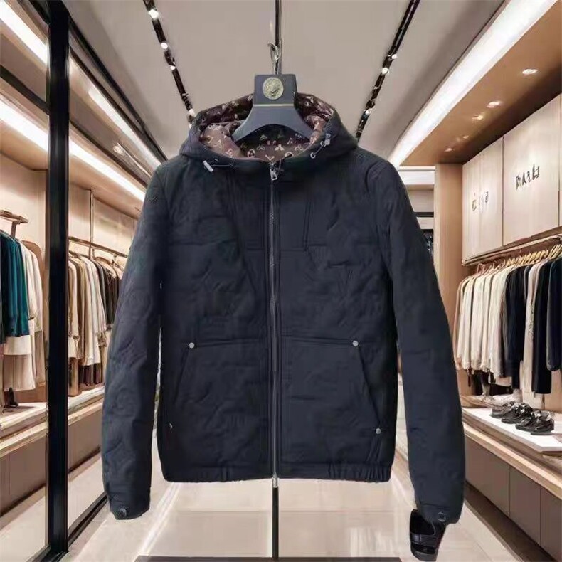 (网图)轻奢连帽棉服休闲保暖夹克棉外套潮牌棉袄313B-JK9928-P90,男装夹克,星座313B