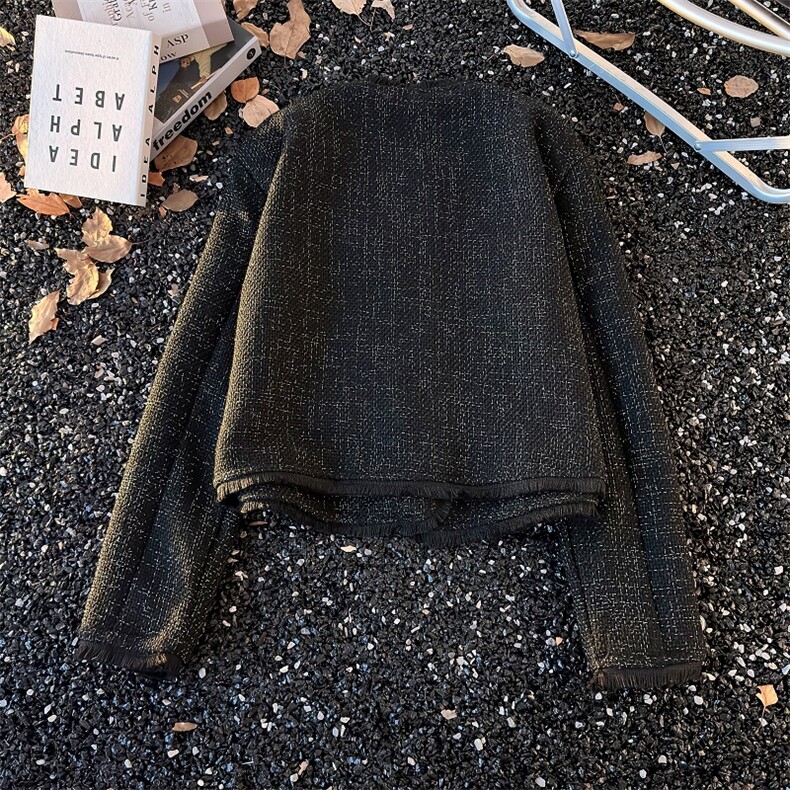 秋款男女小香风夹克衫扎染圆领开衫大口袋金属挂件外套JK171P80,男装夹克,星座1013-1