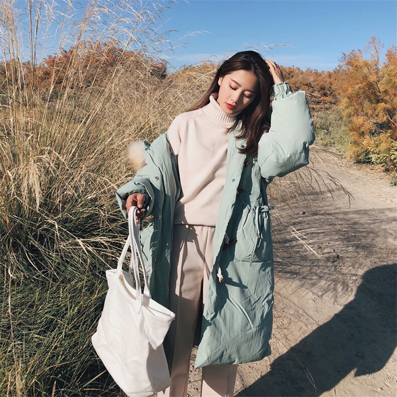 现货2020冬装新款牛角扣棉衣8148A-M517.,女装棉衣/棉服,金十上