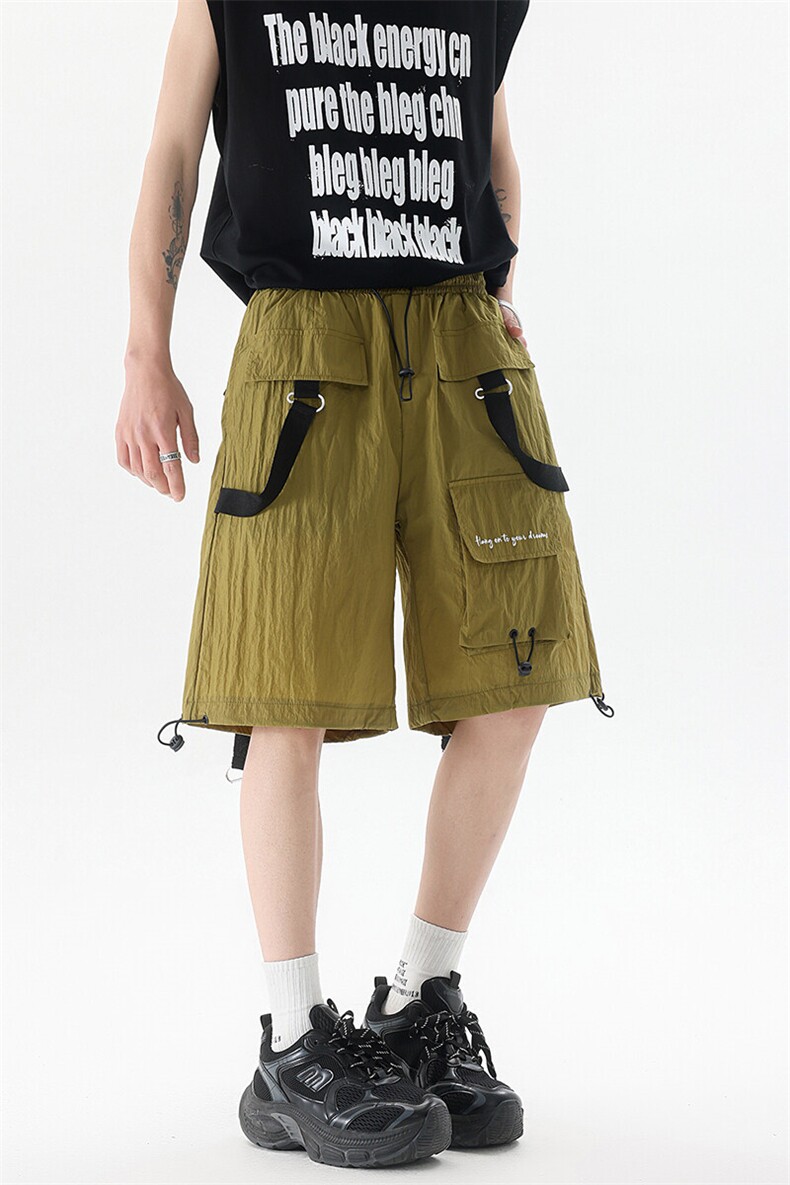 8XL-M特大码肌理感五分裤户外登山裤冲锋裤短裤男DK1502P49控68,男装休闲裤,电商D206-1