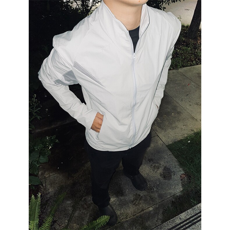 春夏款高品质冰感速干防晒服休闲户外运动外套透气弹力机能风夹克,男装防晒衣,电商A486