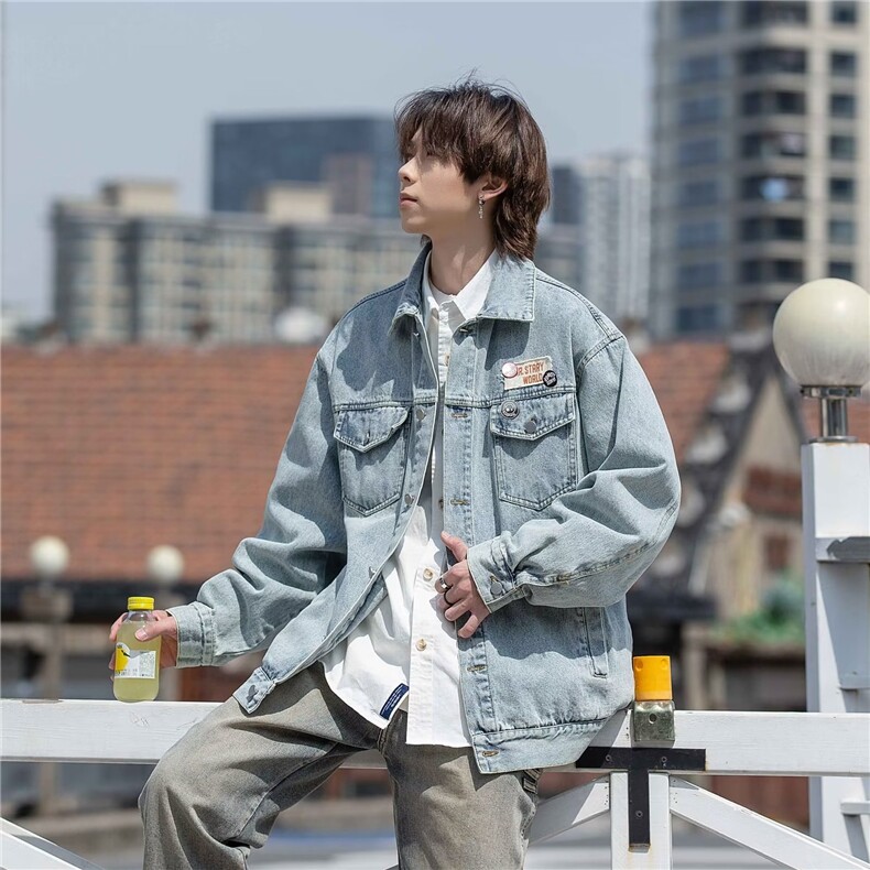 青春流行男春季夹克文艺潮外套X665P58,男装夹克,星座1116-2