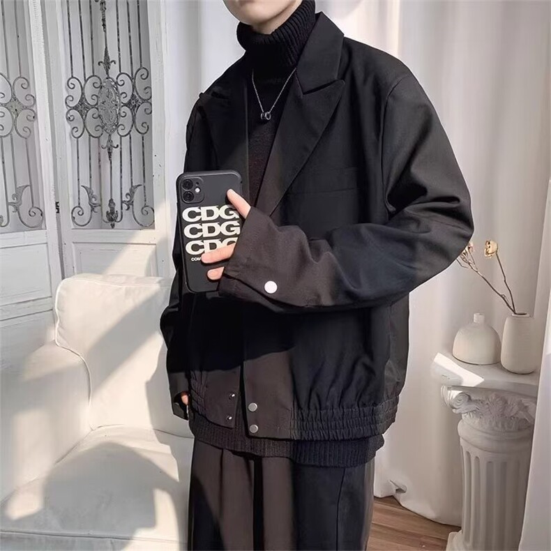 W04-P50男士时尚休闲单西外套2025秋季新款职业正装西服,男装西服,电商B323A
