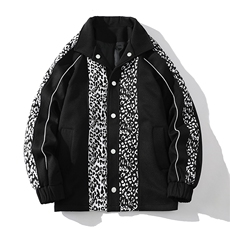 秋冬夹克男女小香风外套男棒球服男高街夜店潮装G68款P105爆景C，男装夹克，星座401