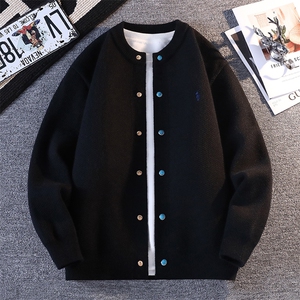 1506A/G50160/P74棒球服外套新款简约针织开衫夹克男春装上衣潮1,刘雯穿衣服上衣搭配图片