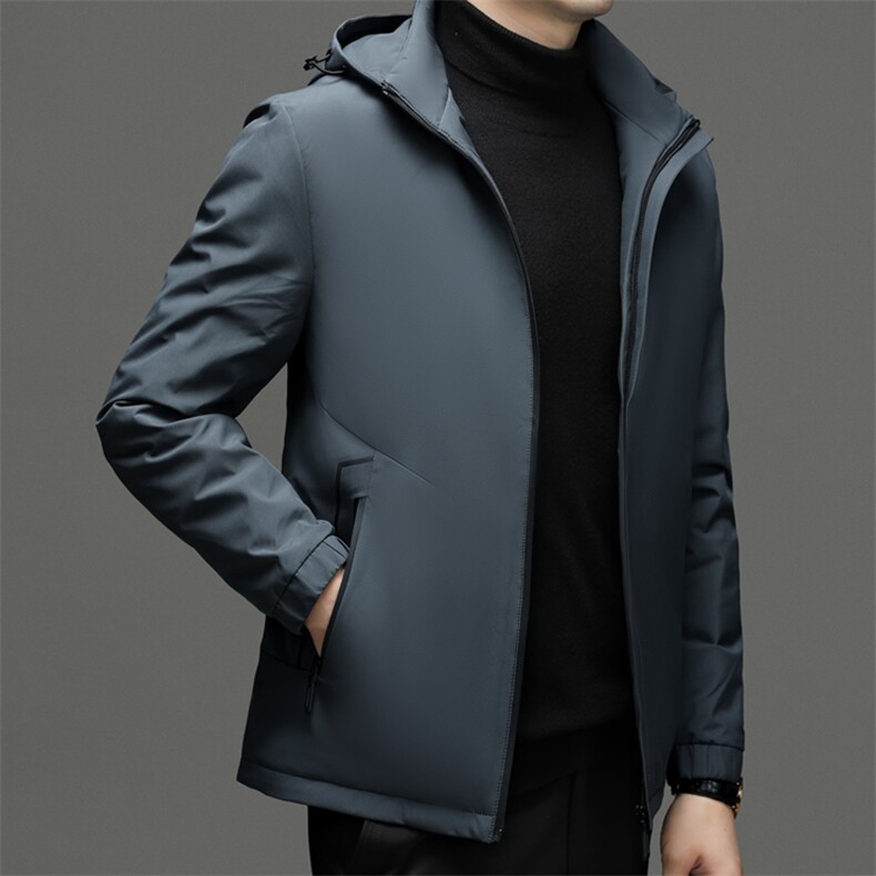 羽绒服男士新款秋冬季宽松休闲中青年保暖连帽外套FF2299-P190,男装羽绒服,星座1105-3