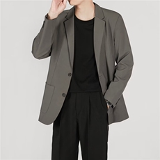 轻熟风高级西装外套男春秋季商务休闲韩版潮流小西服TK74，男装西服，星座1116A-2（原606A-1）