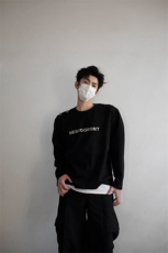 明星私服现货春款飞机扣不对称双肩设计打底T恤潮流高街卫衣P55，男装T恤，电商B319