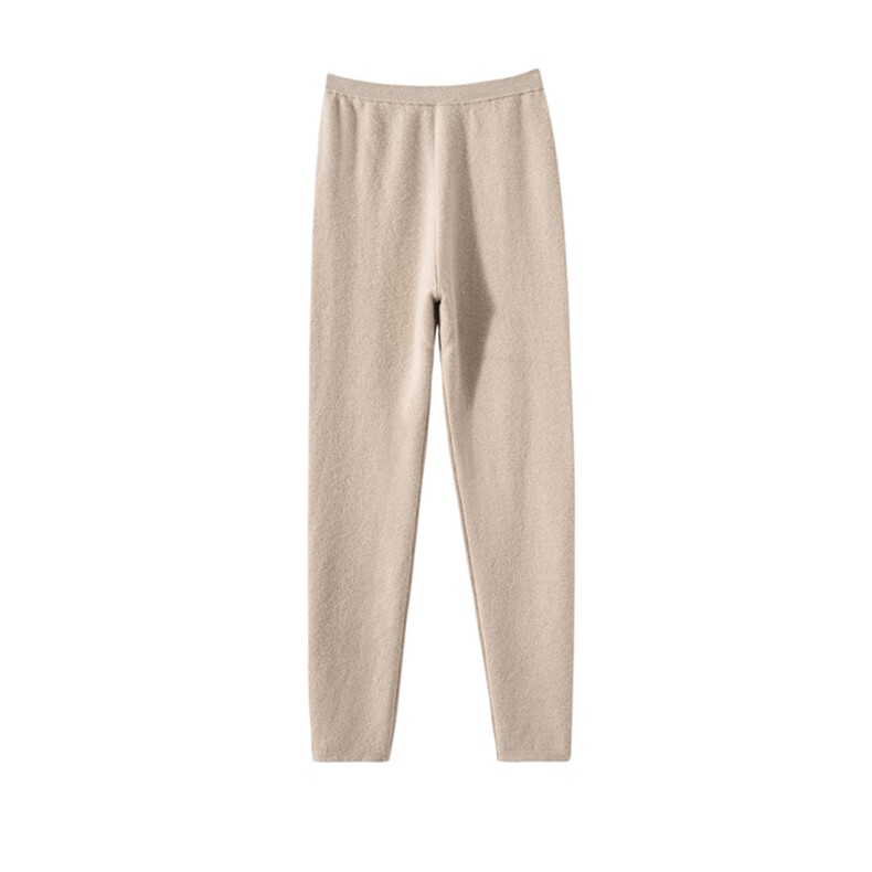 纯色气质时尚百搭修身保暖2024年秋季中腰弹力裤，女装打底裤，金帕维