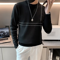 2024夏秋季新款男休闲轻奢莱赛尔凉感抗皱针织T恤S571/P48，男装T恤，星座506