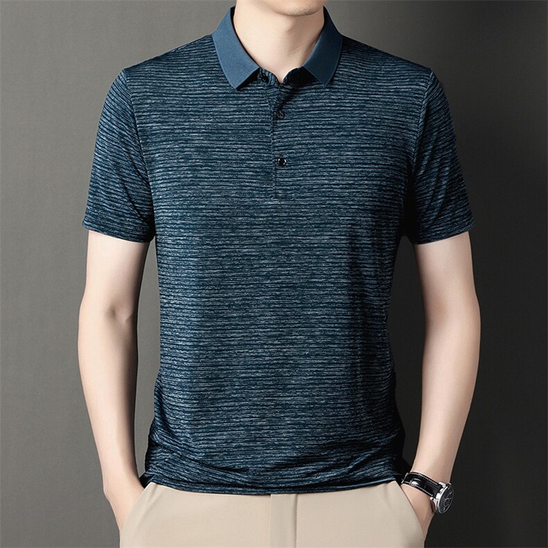 夏季男短袖T恤商务休闲男装中年翻领polo衫半袖上衣JD6817-P53,男装Polo衫,星座1105-3