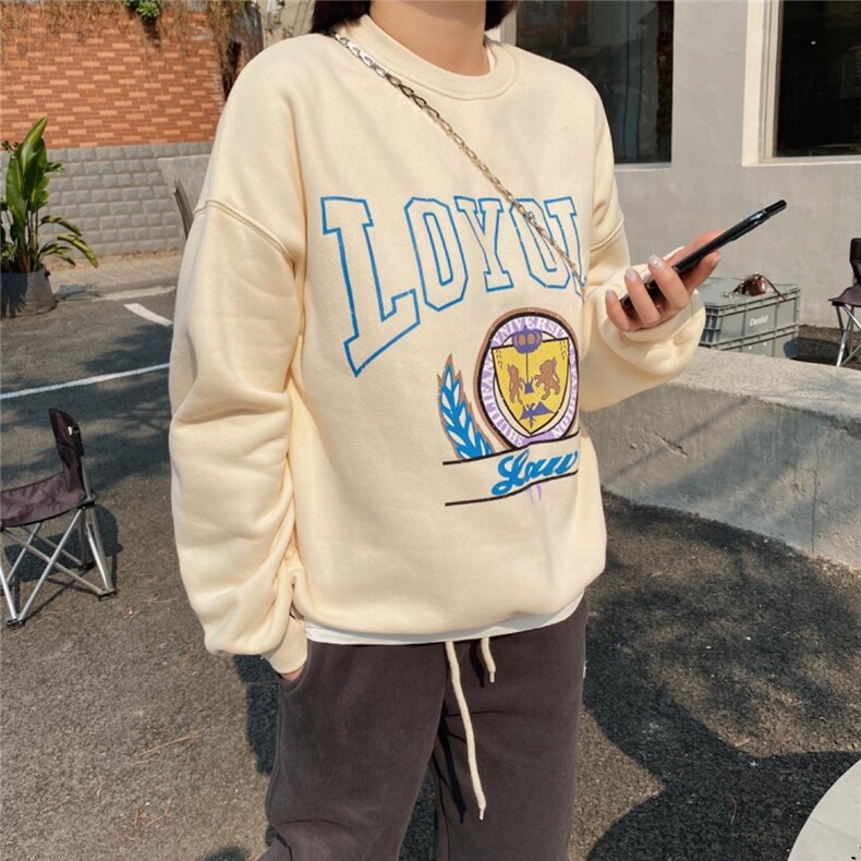 2021/加绒卫衣/NEW，女装卫衣/绒衫，潘朵拉