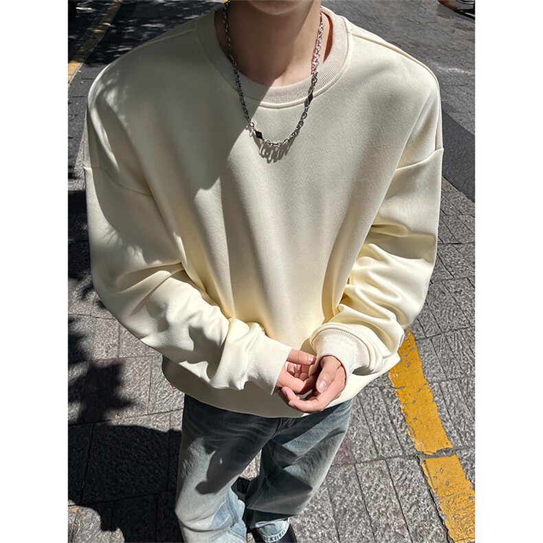 秋冬新款纯色圆领可二开卫衣休闲百搭洋气XZ302B-1-VE8888-P20,男装卫衣,星座302B-1
