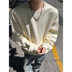 秋冬新款纯色圆领可二开卫衣休闲百搭洋气XZ302B-1-VE8888-P20图片