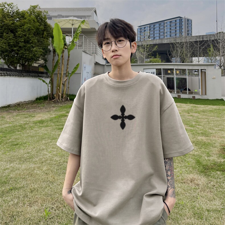 230g重磅纯棉!夏季短袖t恤男半袖男NT200-特P19控38,男装T恤,电商B367
