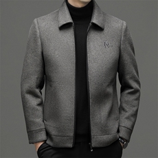 CLW2307钱塘2020-2中年男士商务休闲简约百搭冬季厚款夹克P230，男装夹克，钱塘207-2