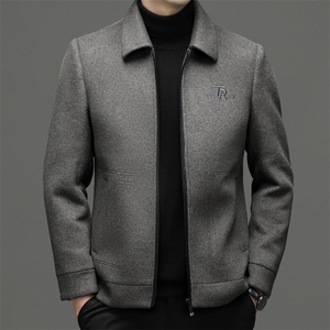 CLW2307钱塘2020-2中年男士商务休闲简约百搭冬季厚款夹克P230图片