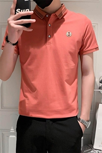 3038-P40衫男士短袖夏季新款痞帅高级感男装体恤社会小伙港风宽松图片