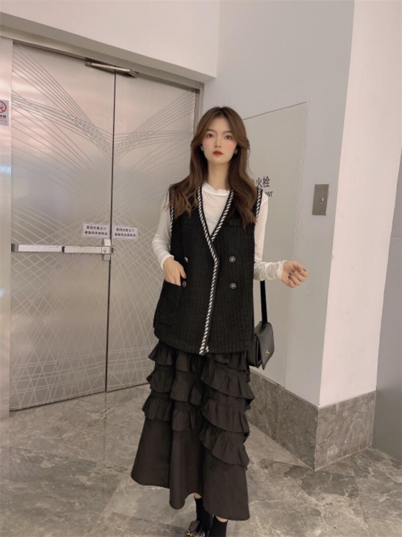 【秋装】小香马甲！，女装马夹，慕姿杨