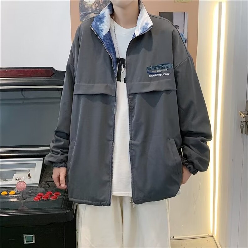 男秋季外套潮牌街双面夹克头Y510P70,男装夹克,星座1116-2