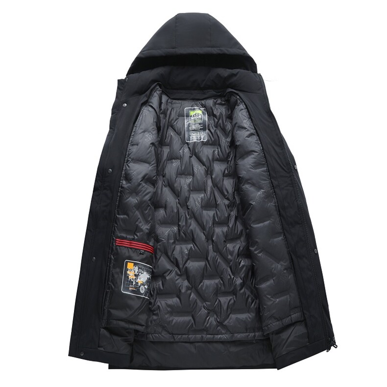 中长冬季休闲可脱卸帽中年保暖厚款夹克式外套羽绒服MY22266-P190,男装羽绒服,星座1105-3