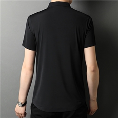 AG6560钱塘2020-3夏季新款无痕弹力精品短袖衬衣P58，男装衬衫，钱塘207-3
