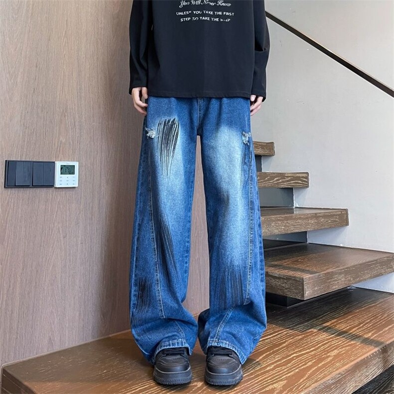 2025秋季新款美式复古直筒牛仔裤S-3XL-S906-特P40,男装牛仔裤,星座417-1（原电商B245）