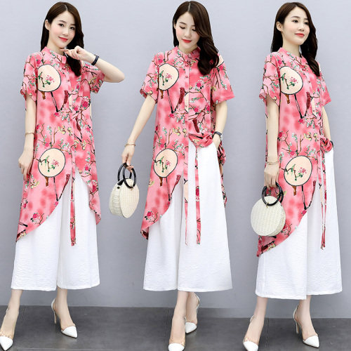 2021夏季新款大码女装简约个性时尚优雅气质宽松舒适中国风上衣，女装职业装，缘衣格