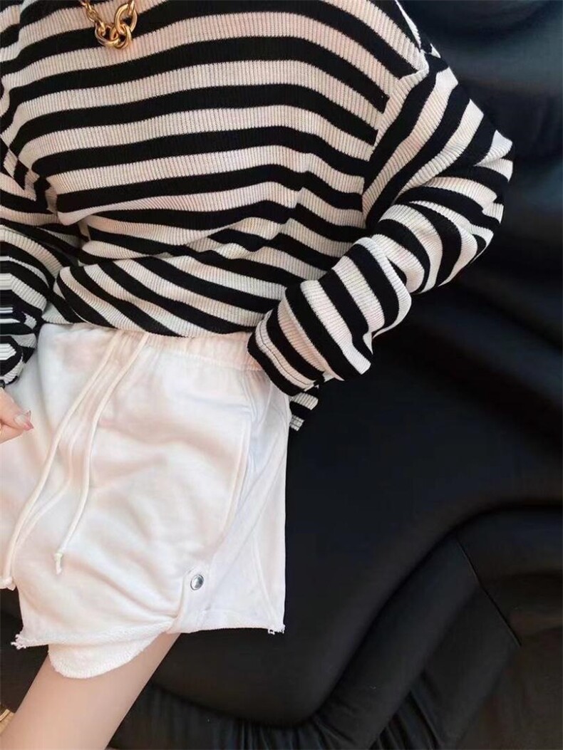 【秋季新品】欧版条纹卫衣，女装卫衣/绒衫，TWO LAPS