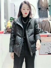 皮羽绒服，女装羽绒服，圣丝诺亚