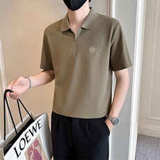 店主风社会小伙男士POLO衫新款男刺绣翻领保罗衫301A-1/PL123/P58，男装Polo衫，星座301A-1