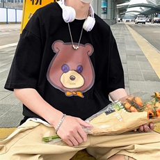 青春流行潮流男时尚潮牌印花春季城市风貌T恤T517P25，男装T恤，星座1116-2