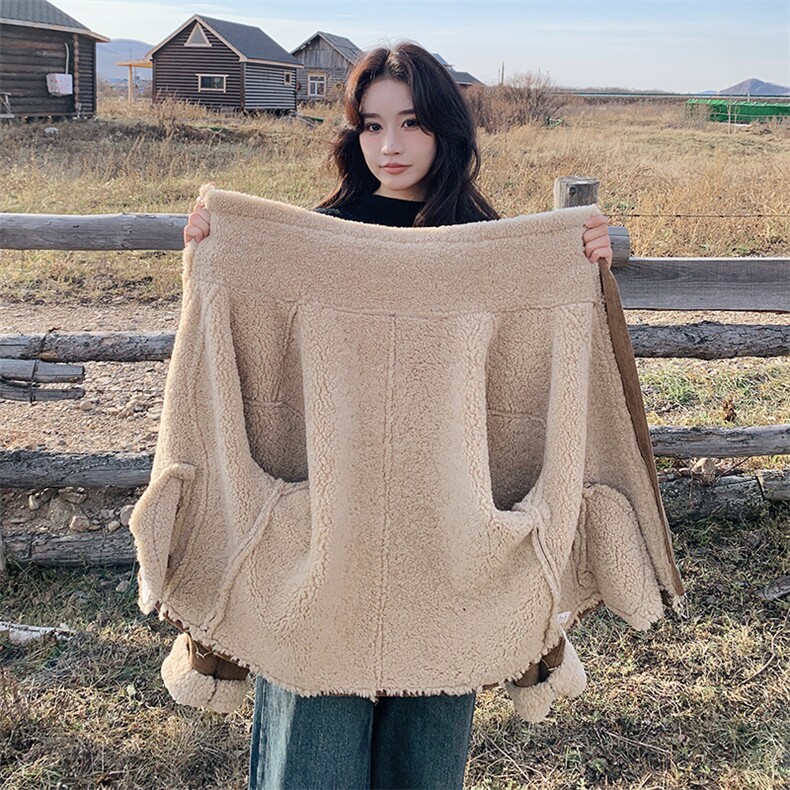冬装现货简约皮毛一体短外套2C239-S27-P195-K298,女装皮草,2C239