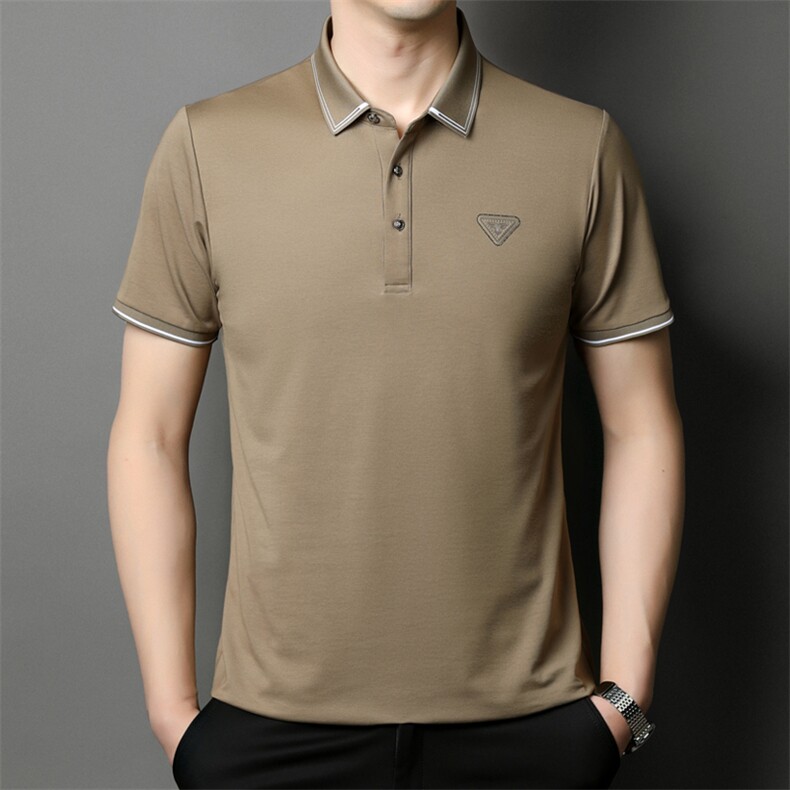 夏季男短袖T恤商务休闲男装中年翻领polo衫半袖上衣JD8631-P63,男装Polo衫,星座1105-3