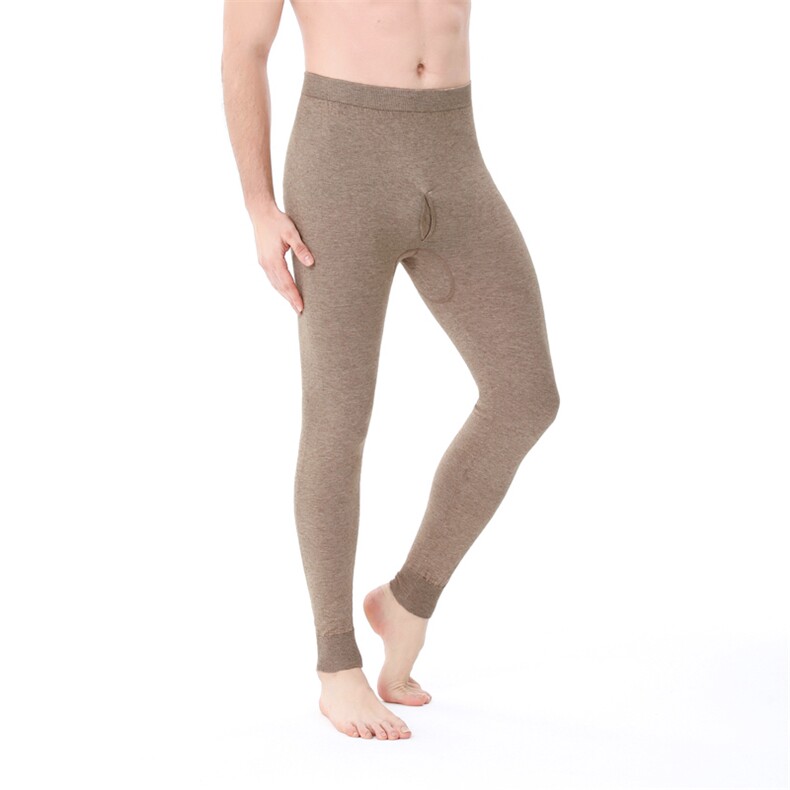 男款秋冬保暖山羊绒精纺薄款打底裤男装，男装休闲裤，金牧歌羊绒裤