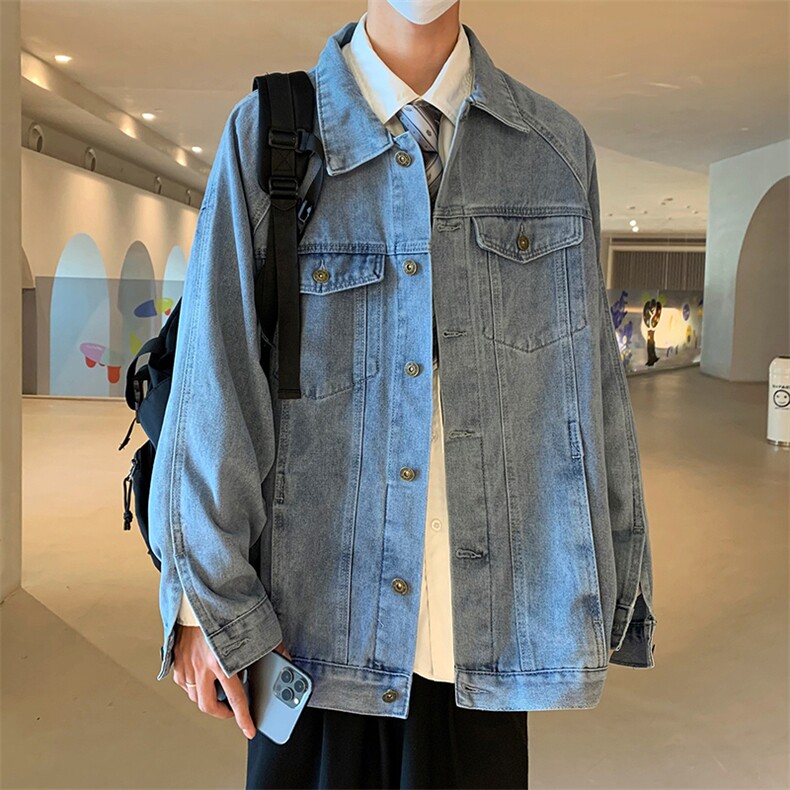 潮流夹克潮男春季牛仔夹克J08P63,男装夹克,星座1116-2
