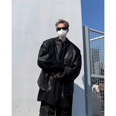 美式复古高街夹克男春秋季新款潮牌宽松棒球服外套，男装夹克，星座716-4