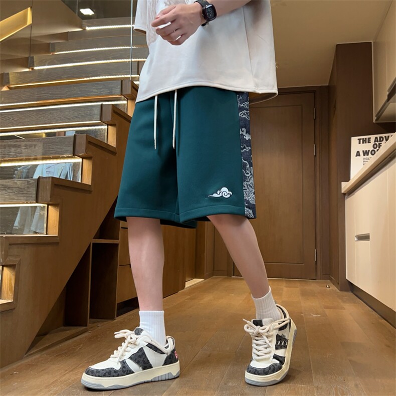 ！2025夏季新款男士风短裤学生潮牌五分裤DK276特P25控39,男装休闲裤,电商B220