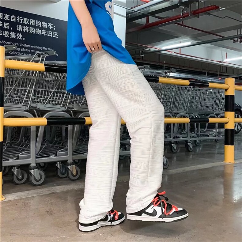 运动裤长裤高腰微弹时尚潮牌宽松型男休闲裤B420P32,男装休闲裤,星座1116-2