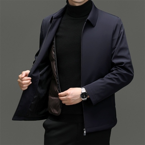 CKE1711钱塘2020-2新款商务冬季休闲厚款中年男士羽绒服P275图片