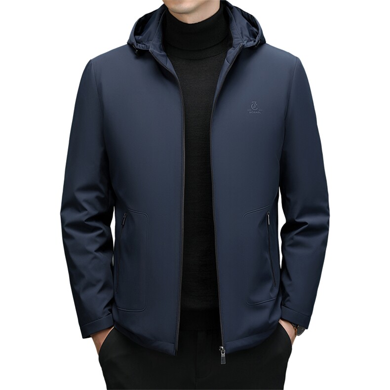 C91715钱塘2020-2冬季厚款商务休闲简约中年男士羽绒服P285,男装羽绒服,钱塘207-2
