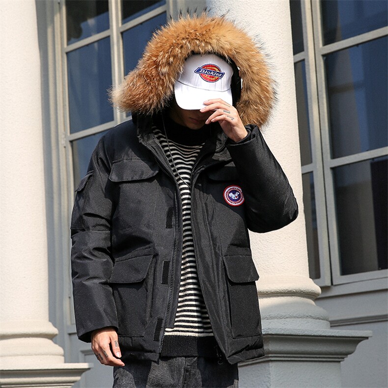 2020年冬季新款可拆卸帽毛领工装棉衣DS-B293-M511，男装棉衣，电商A306