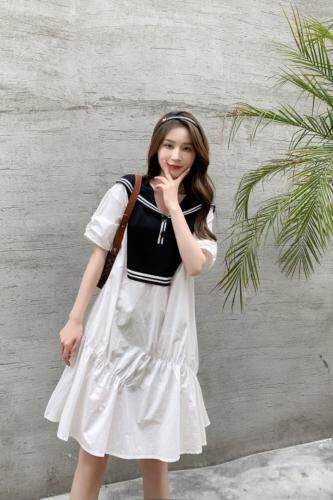 学院风连衣裙，女装连衣裙，时代公主
