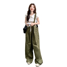 【新款】单肩休闲工装背带裤2C327-8818-P120-K178，女装连体裤，2C327