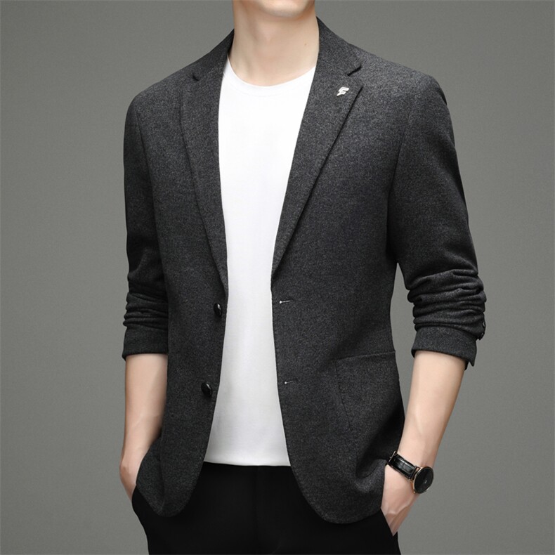 DJ3037钱塘2020-3新款商务休闲百搭简约中年男士西服货稳P152,男装西服,钱塘207-3