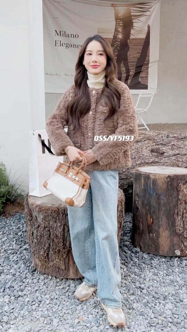 加绒小香风外套，其它，欧尚时