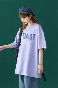 中性风 夏季韩版宽松情侣TEE全棉短袖T恤 T40P25控38图片